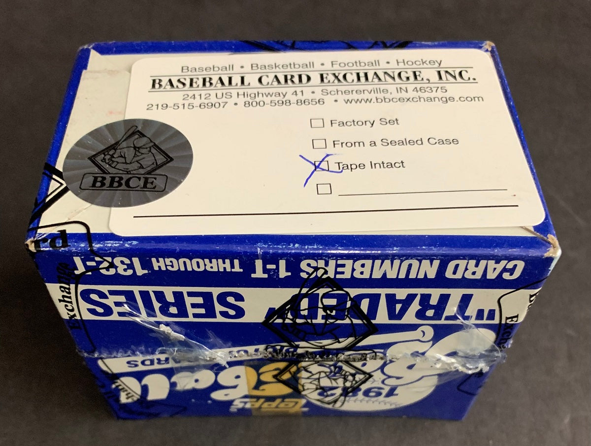 1982 Topps Baseball Traded Factory Set (Tape Intact) (BBCE)