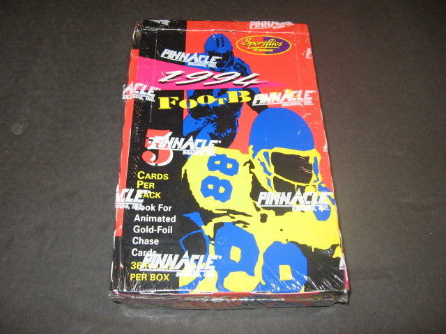 1994 Pinnacle Sportflics 2000 Football Box