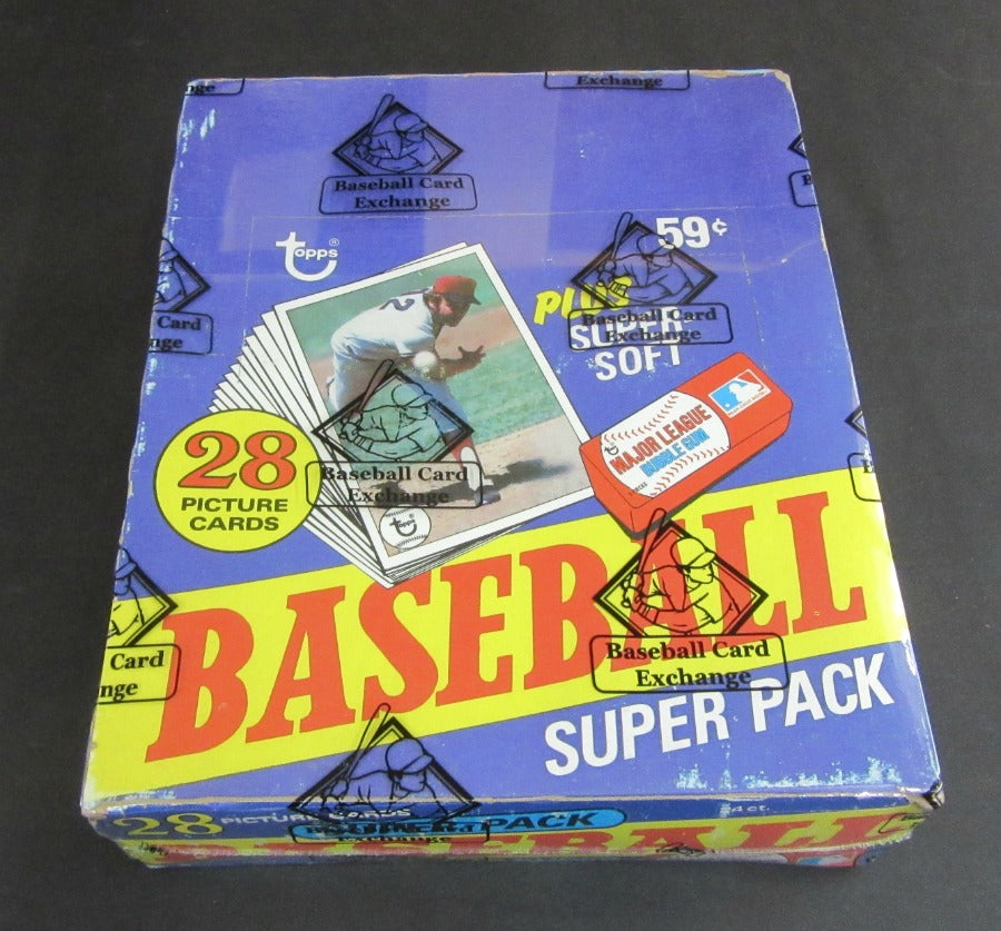 1981 Topps Baseball Unopened Super Cello Box (Authenticate)