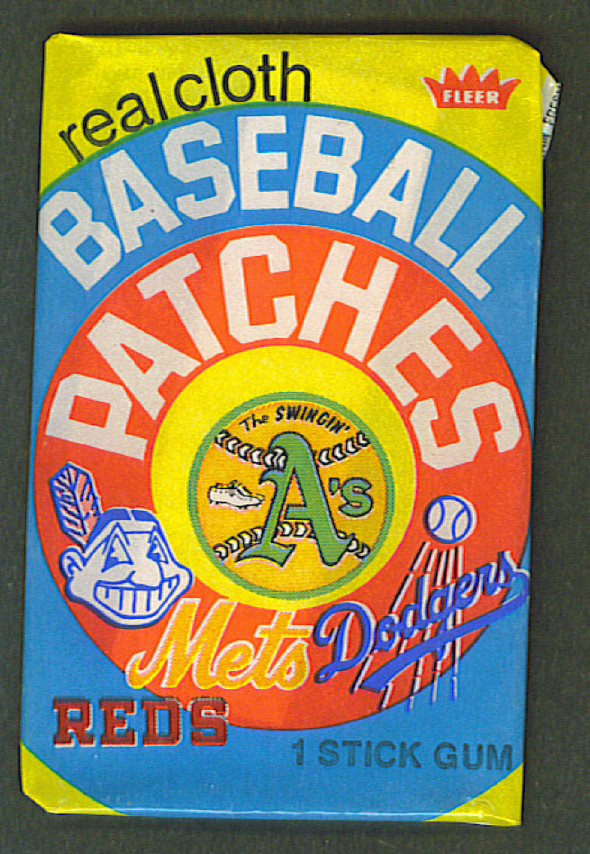 1975 Fleer Baseball Real Cloth Patches Unopened Pack