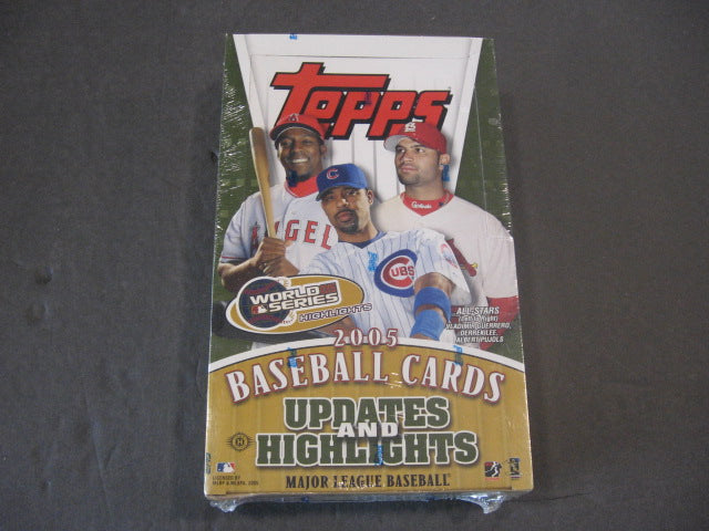 2005 Topps Updates and Highlights Baseball Box