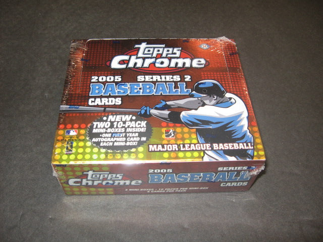 2005 Topps Chrome Baseball Series 2 Box (Hobby) (2/10/4)