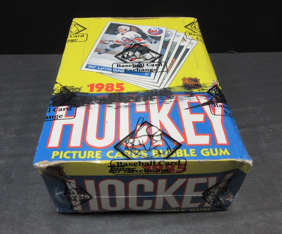 1985/86 Topps Hockey Unopened Wax Box (BBCE) (X-Out)