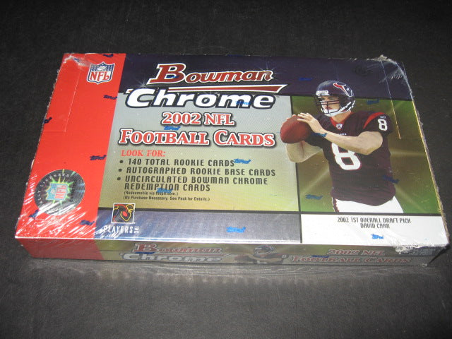 2002 Bowman Chrome Football Box (Hobby)