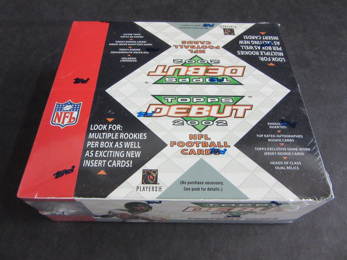 2002 Topps Debut Football Box (Retail) (24/5)