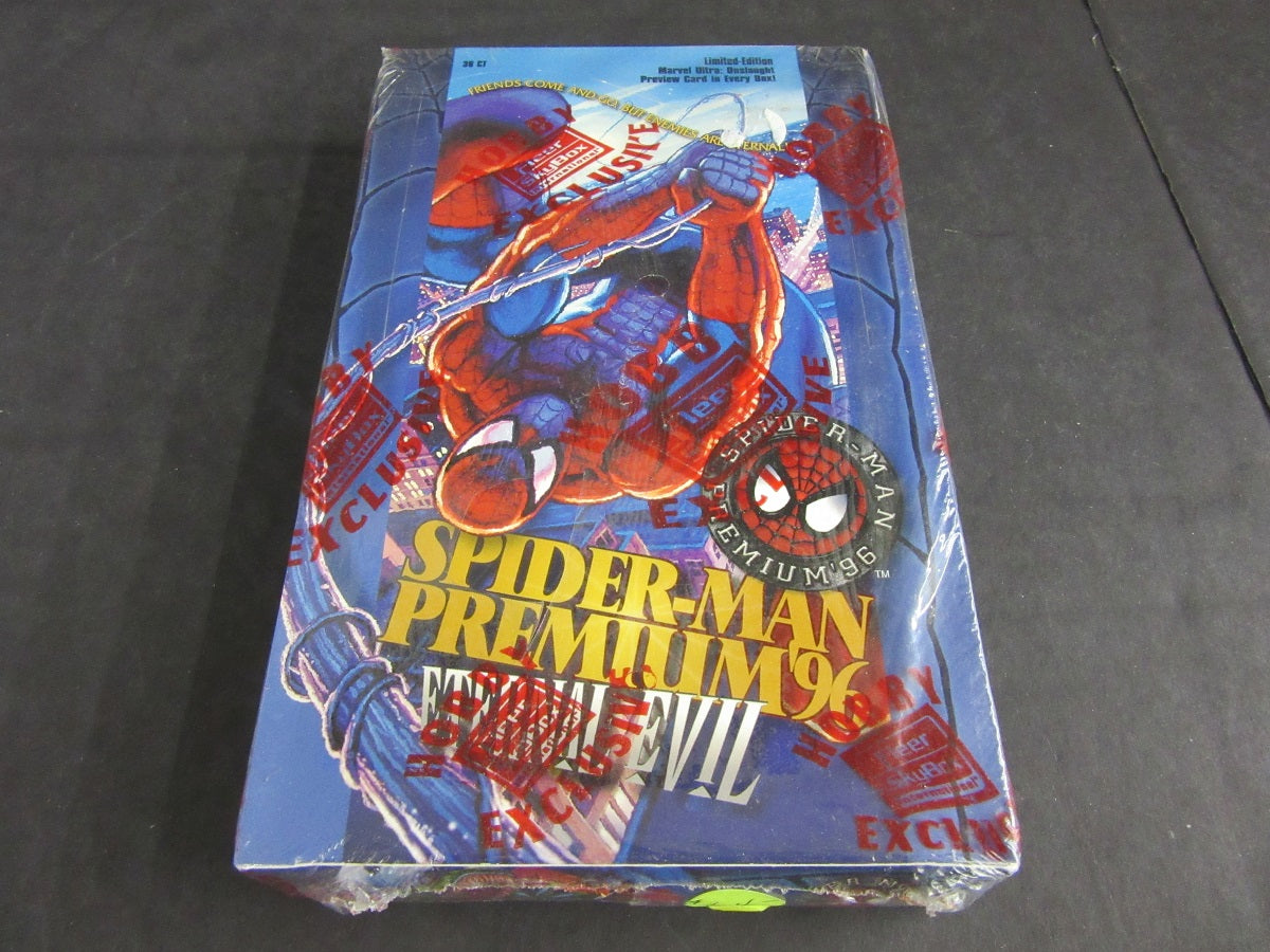 1996 Fleer Skybox Spiderman Premium Eternal Evil Box (Hobby)