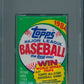 1984 Topps Baseball Unopened Wax Pack PSA 8