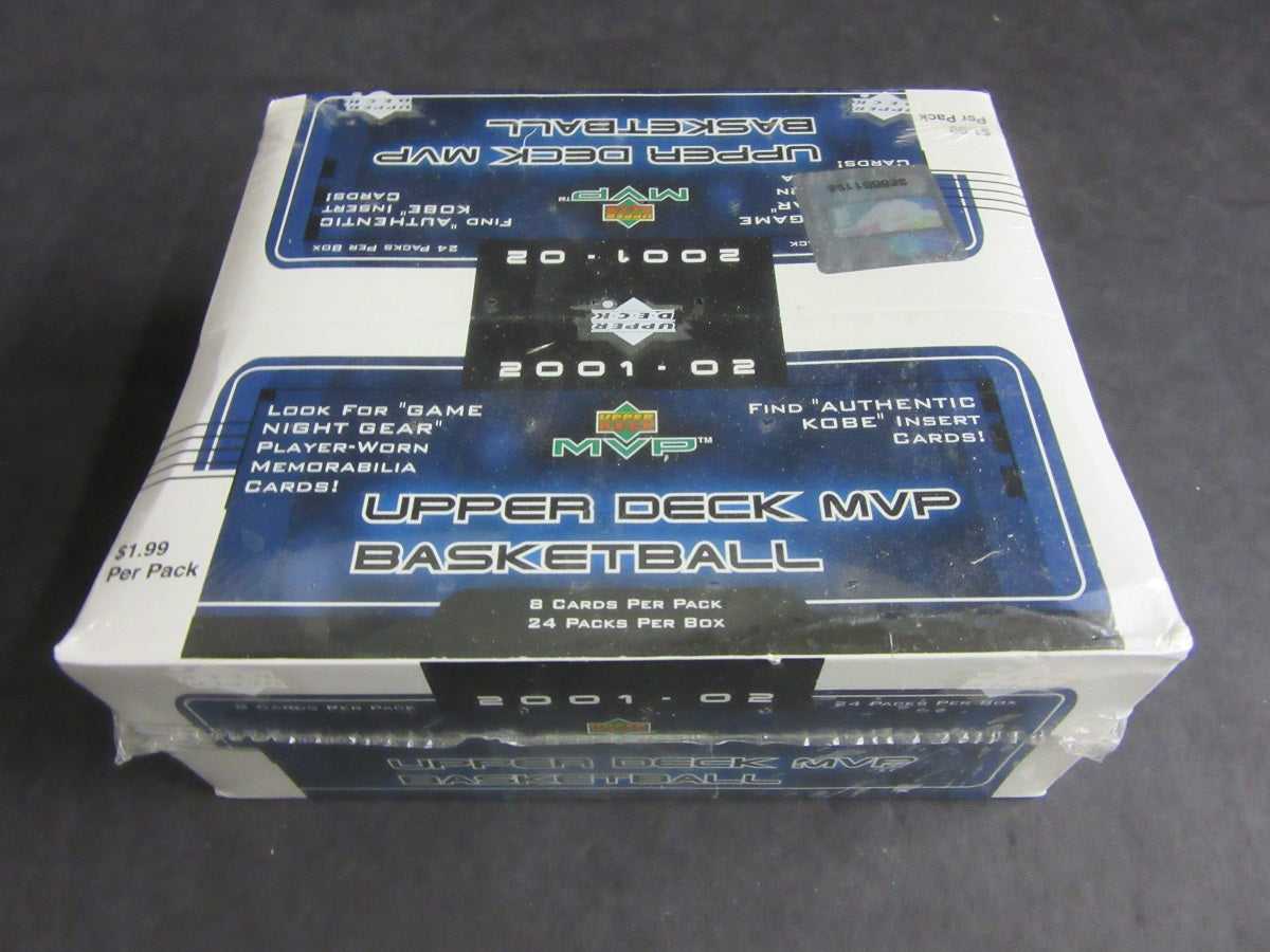 2001/02 Upper Deck MVP Basketball Box (Retail)