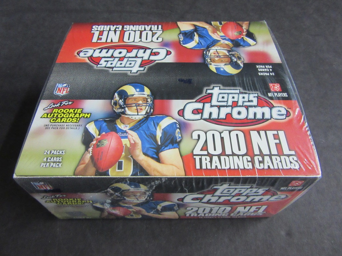 2010 Topps Chrome Football Box (Retail)