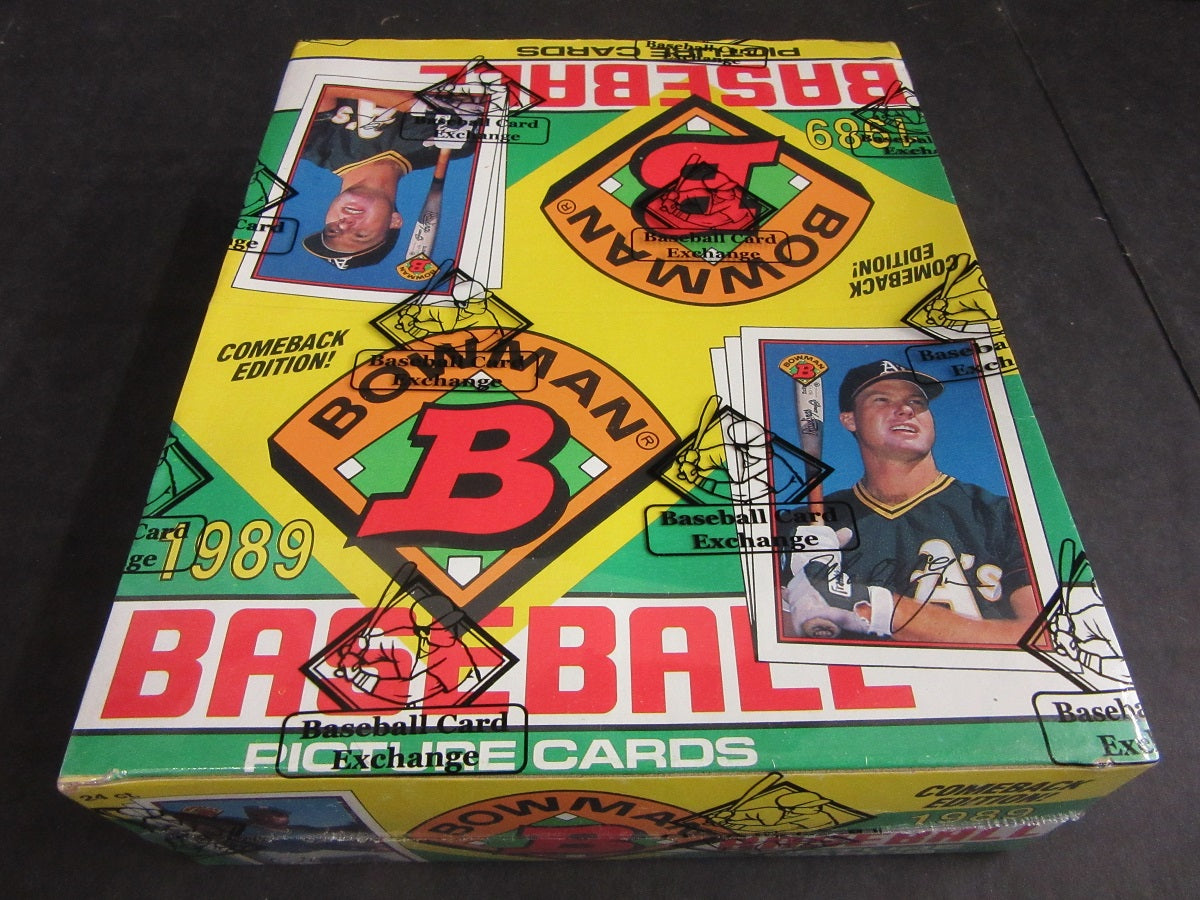 1989 Bowman Baseball Unopened Rack Box (FASC)