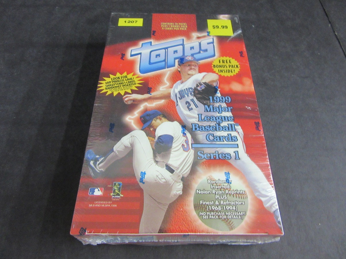 1999 Topps Baseball Series 1 Blaster Box (11/8)