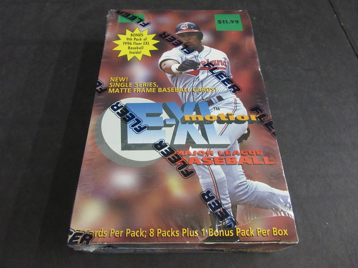 1996 Fleer E-XL Emotion Baseball Blaster Box (9/7)