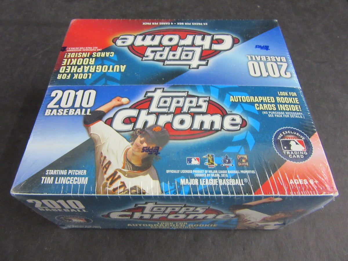 2010 Topps Chrome Baseball Box (Retail)