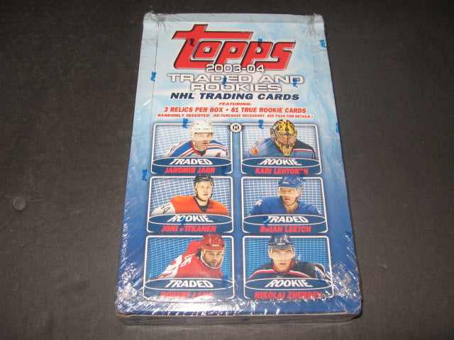 2003/04 Topps Traded & Rookies Hockey Box (Hobby)