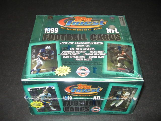 1999 Topps Finest Football Box (HTA)