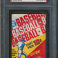1970 OPC O-Pee-Chee Baseball Unopened Wax Pack PSA 8
