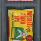 1964 Topps Baseball Stand Up Unopened 1 Cent Wax Pack PSA 8