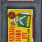 1964 Topps Baseball Stand Up Unopened 1 Cent Wax Pack PSA 9