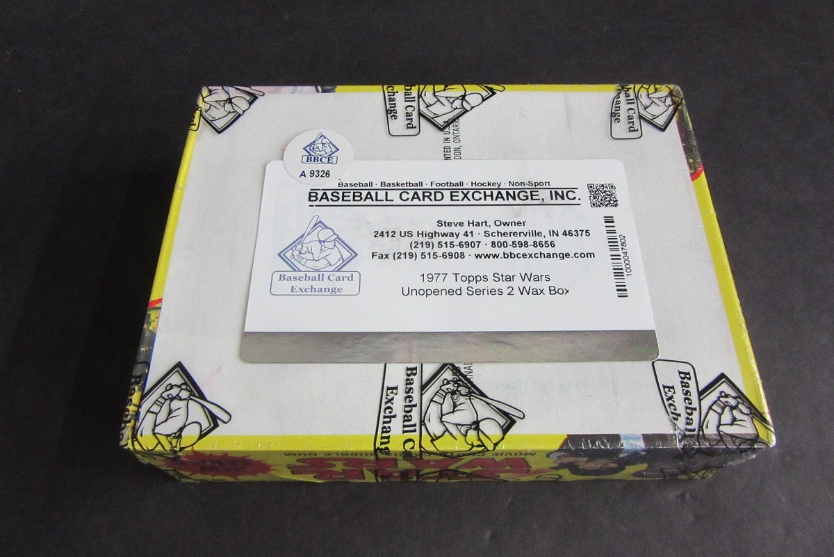 1977 Topps Star Wars Unopened Series 2 Wax Box (BBCE) (A9326)