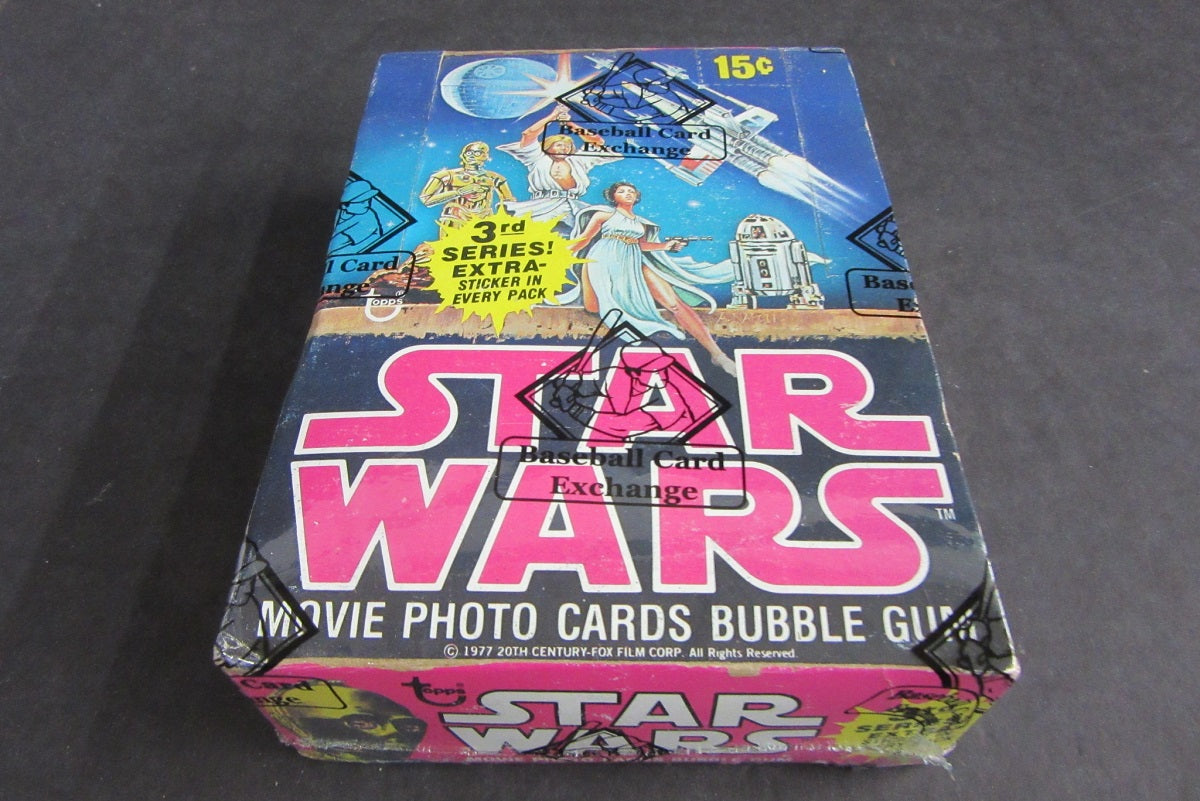 1977 Topps Star Wars Unopened Series 3 Wax Box (BBCE)