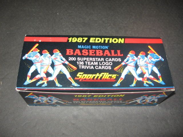 1987 Sportflics Baseball Factory Set (Authenticate)