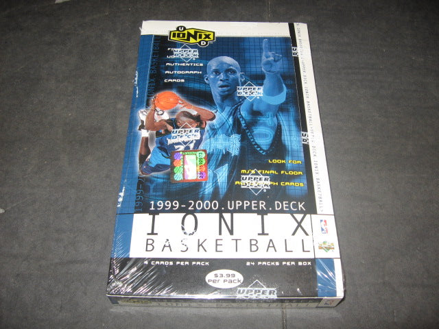 1999/00 Upper Deck Ionix Basketball Box