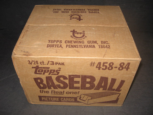 1984 Topps Baseball Grocery Rack Pack Case (3 Box)