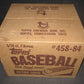 1984 Topps Baseball Grocery Rack Pack Case (Authenticate)