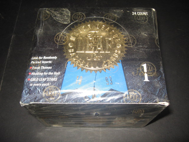 1993 Leaf Baseball Series 1 Jumbo Box