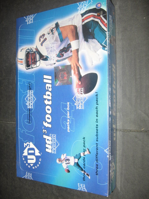 1998 Upper Deck UD3 Football Box (Hobby)