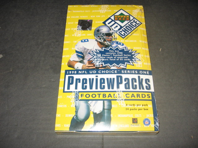 1998 Upper Deck UD Choice Football Preview Box (24/6)