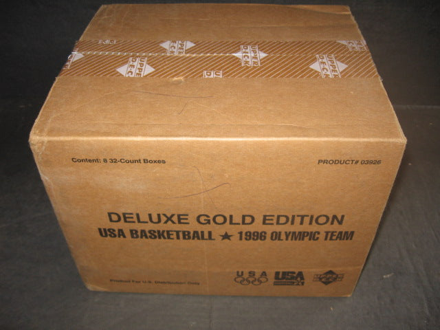 1996/97 Upper Deck USA Basketball Gold Edition Case (8 Box)
