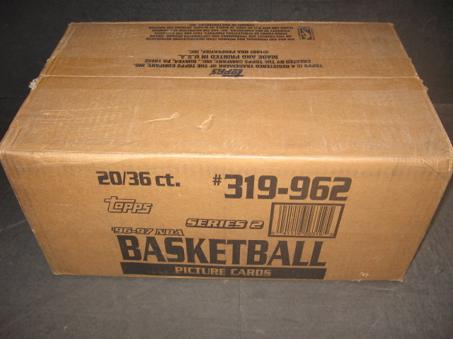 1996/97 Topps Basketball Series 2 Case (Hobby) (20 Box)