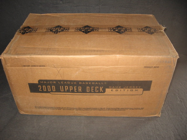 2000 Upper Deck Baseball Series 2 Case (Game Jersey Edition) (Retail) (24 Box)