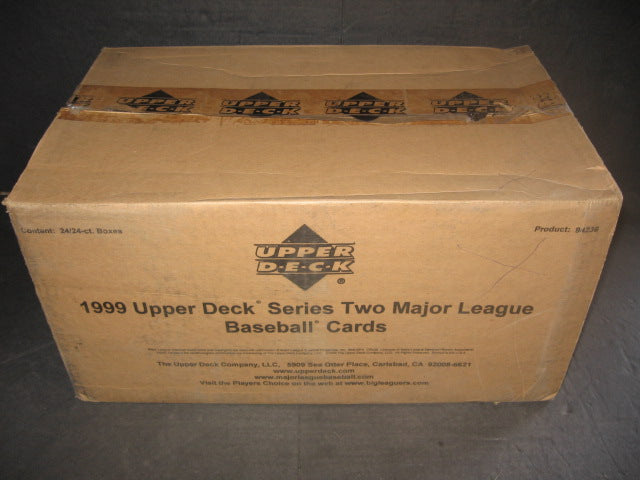 1999 Upper Deck Baseball Series 2 Case (Retail) (24 Box)