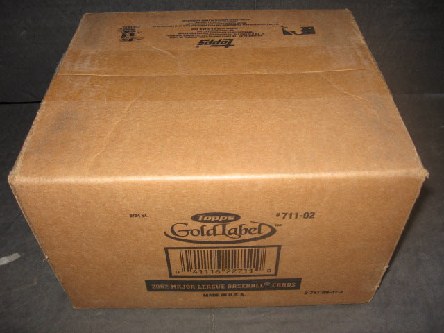 2002 Topps Gold Label Baseball Case (Retail) (8 Box)