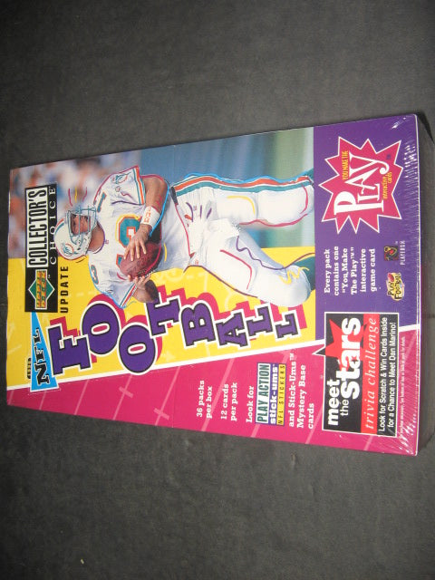 1996 Upper Deck Collector's Choice Football Update Box (Retail) (36/12)