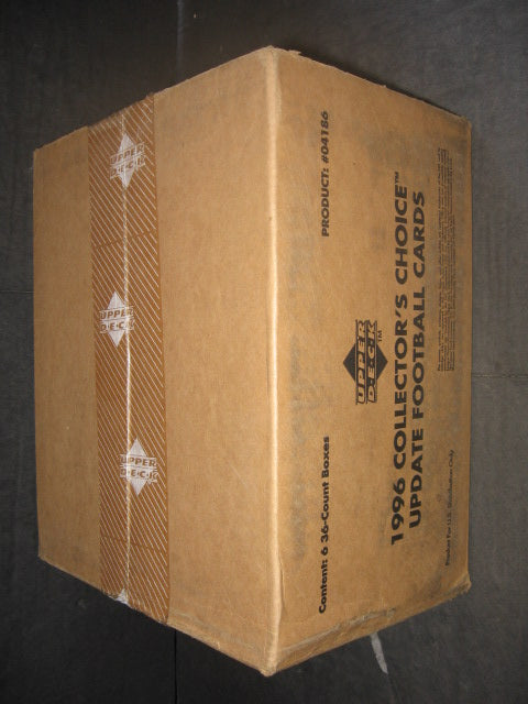 1996 Upper Deck Collector's Choice Football Update Case (6 Box) (Retail)