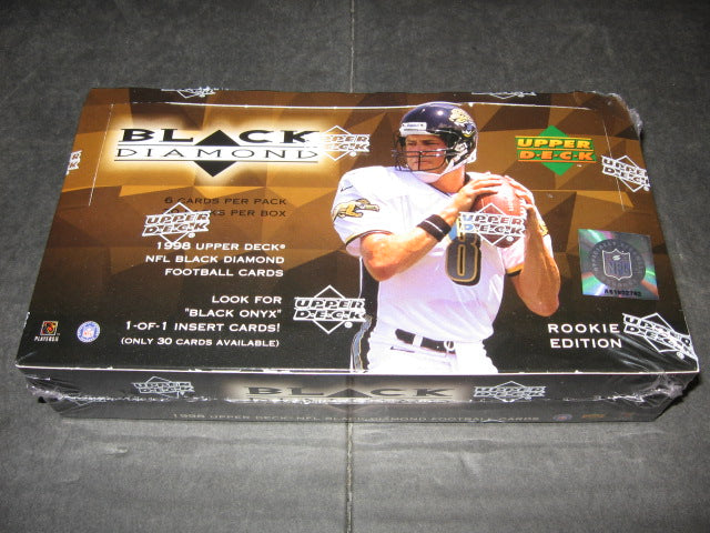1998 Upper Deck Black Diamond Football Rookie Edit Box (Retail)