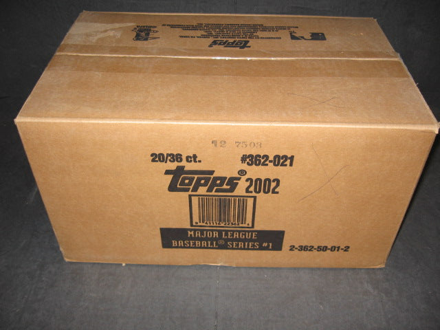 2002 Topps Baseball Series 1 Case (Retail) (20 Box)