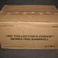 1997 Upper Deck Collector's Choice Baseball Series 1 Case (20 Box)