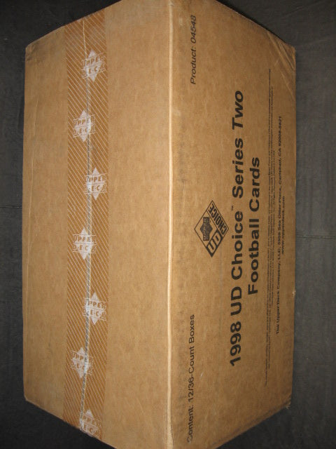1998 Upper Deck Collector's Choice Football Series 2 Case (12 Box)