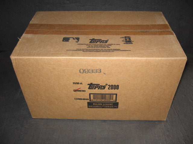 2000 Topps Baseball Series 1 Case (Retail) (20 Box)