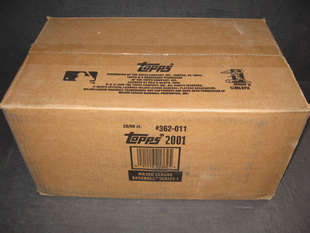 2001 Topps Baseball Series 1 Case (Retail) (20 Box)