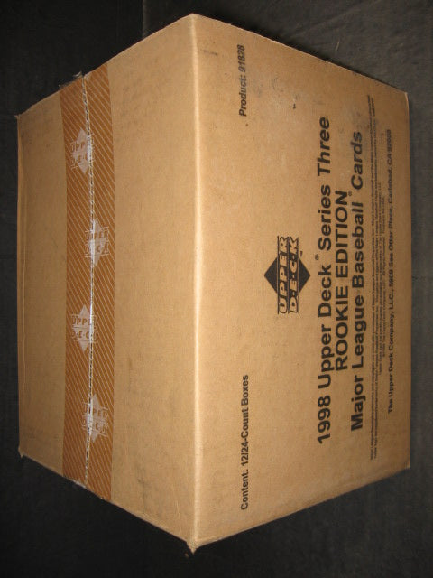 1998 Upper Deck Baseball Series 3 Case (Rookie Edition) (12 Box)