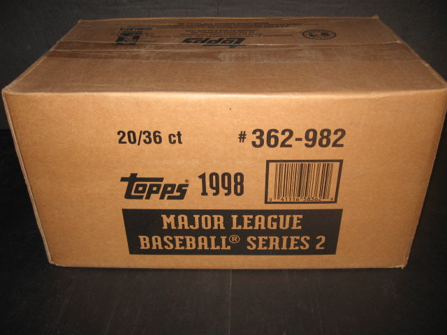 1998 Topps Baseball Series 2 Case (Retail) (20 Box)