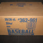 1996 Topps Baseball Series 1 Case (Retail) (20 Box)