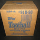 1990 Topps Football Rack Pack Case (3 Box)
