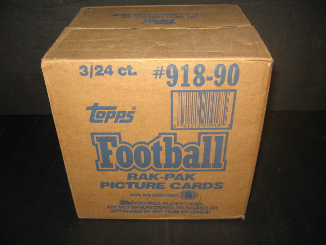 1990 Topps Football Rack Pack Case (3 Box)