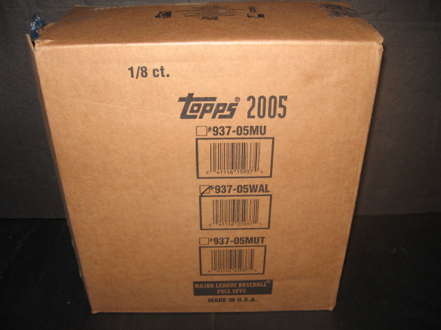 2005 Topps Baseball Factory Set Case (Retail) (8 Sets)